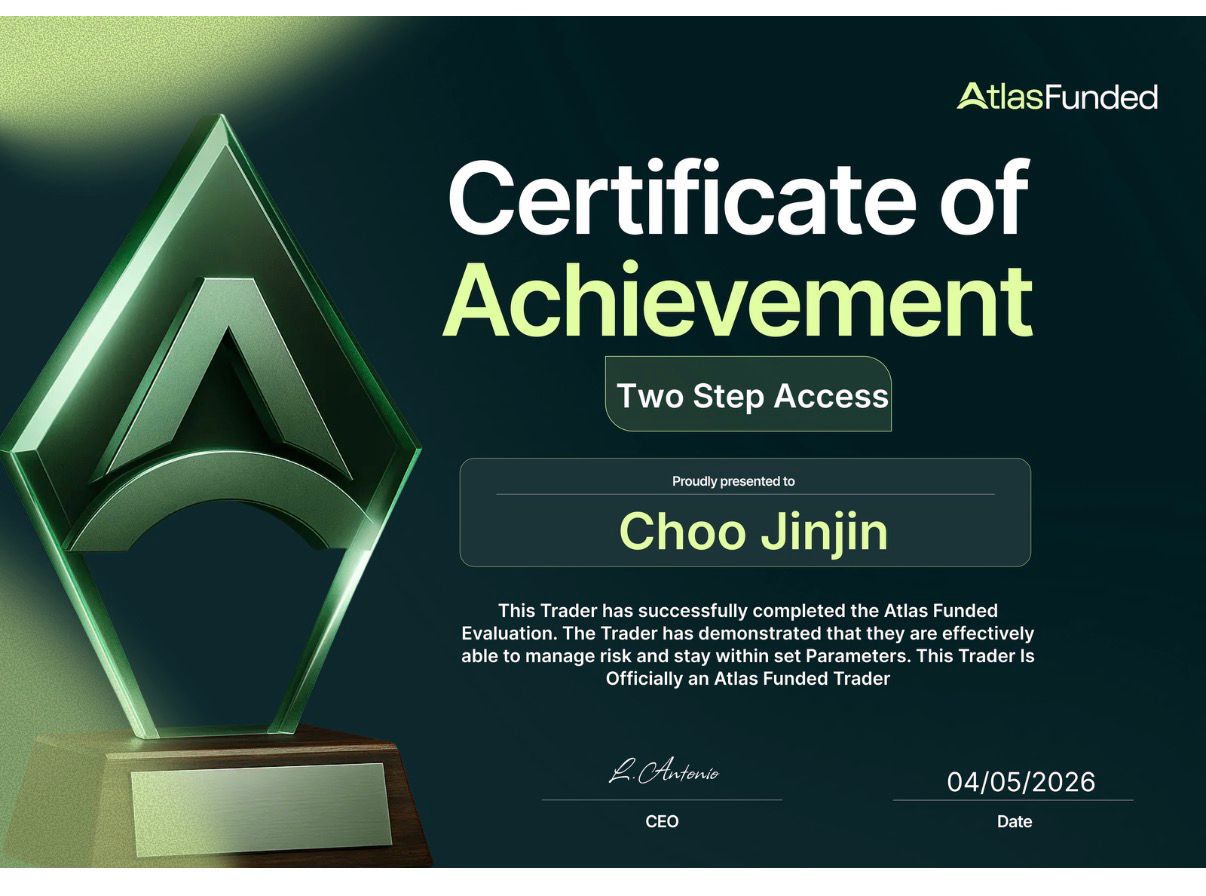 Choo Jinjin verified certificate